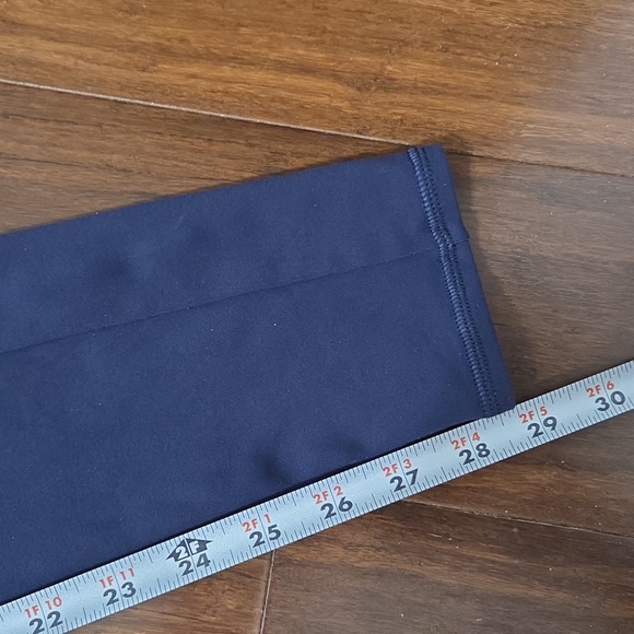 ALO ALPINE HIGH WAISTED NAVY BLUE SUSPENDERS YOGA LEGGINGS PANTS - Picture 5 of 8